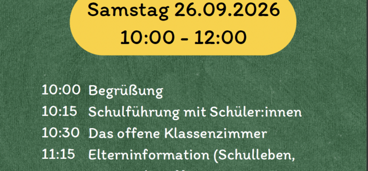 Tag der offenen Tür Tag der offenen Tür